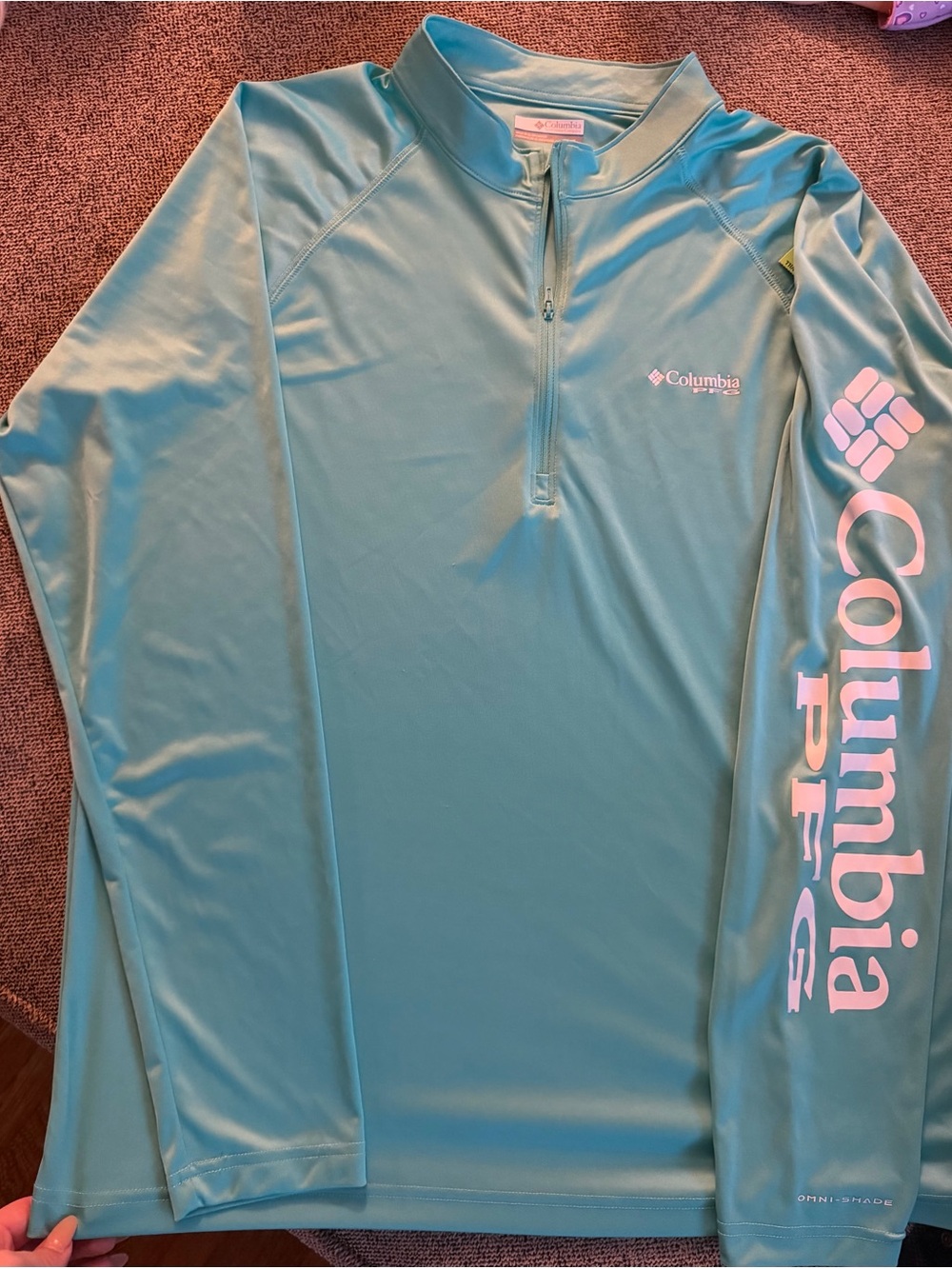 Mens Columbia long sleeve pfg large